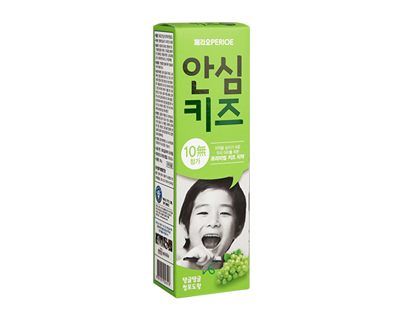Детская зубная паста со вкусом винограда Safe Kids Green Grape PERIOE 80 гр