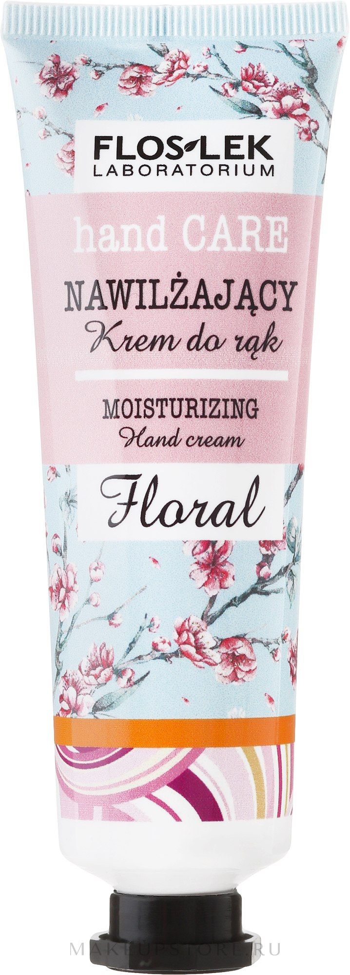 Крем для рук увлажняющий Цветочный LABORATORIUM hand CARE MOISTURIZING Hand cream Floral, Floslek 50 мл