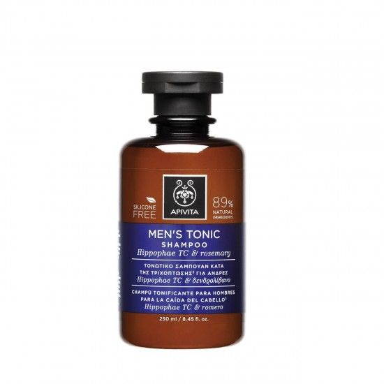 Шампунь против выпадения волос для мужчин APIVITA Men’s tonic shampoo hippophae and rosemary,250 мл