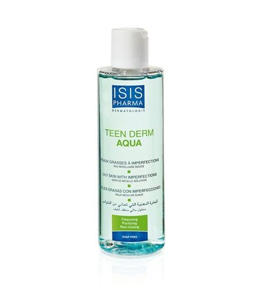 Мицеллярная вода для снятия макияжа для комбинированной и жирной кожи TEEN DERM Aqua (Тин Дерм Аква), 100 мл  