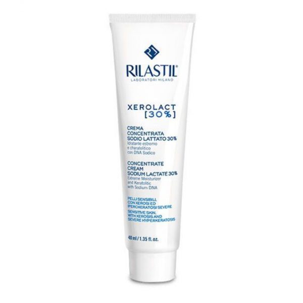 Rilastil Крем-концентрат 30% соли молочной кислоты для сухой чувствительной склонной к избыточному ороговению кожи XEROLACT [E], 40 мл  
