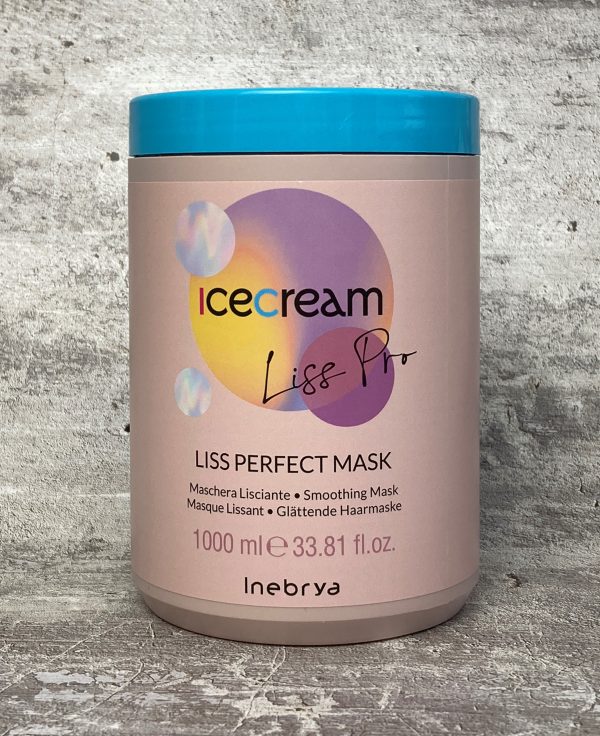 Разглаживающая бессульфатная маска для непослушных и пористых волос Liss Perfect Mask INEBRYA, 1000 мл  