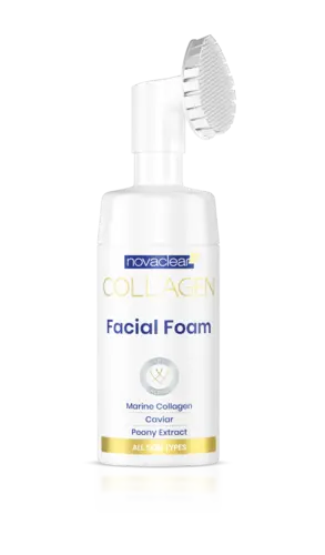 NovaClear Collagen Пенка для очищения кожи лица, полимерный флакон 100 мл  